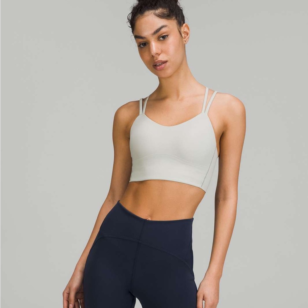 Lululemon Like A Cloud Bra Light Grey Size 10 12